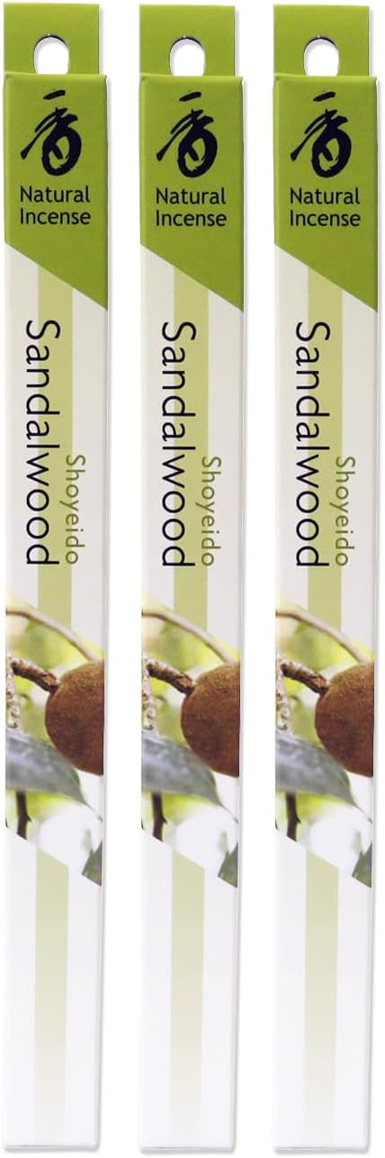Shoyeido Sandalwood Incense Pack of Three