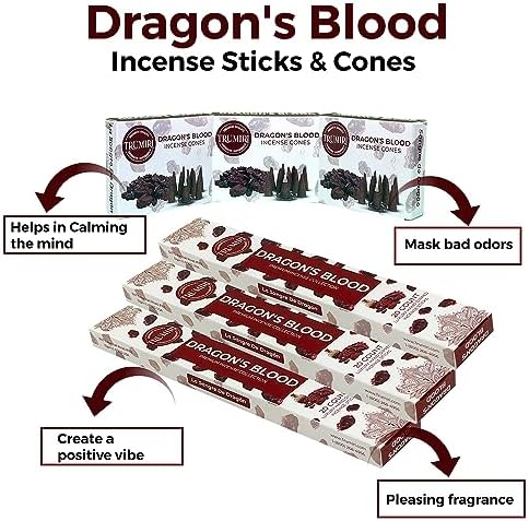 Dragons Blood Incense Sticks and Cones Combo Pack
