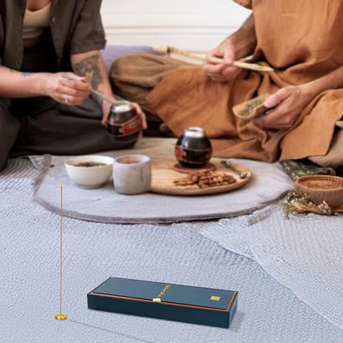 Organic Agarwood Incense Sticks Meditation Set - 60 Pieces with Holder