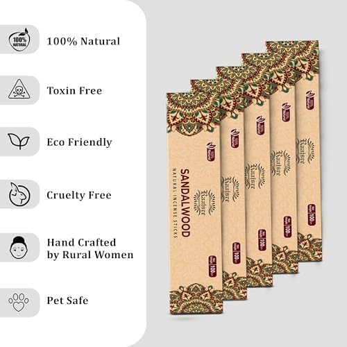 Raajsee Sandalwood Incense Sticks Pack of 12 180 gm