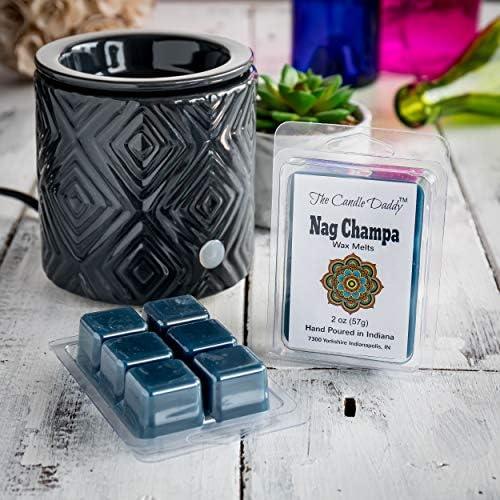 The Candle Daddy Nag Champa Incense Wax Cubes 2 Packs 4 Ounces Total