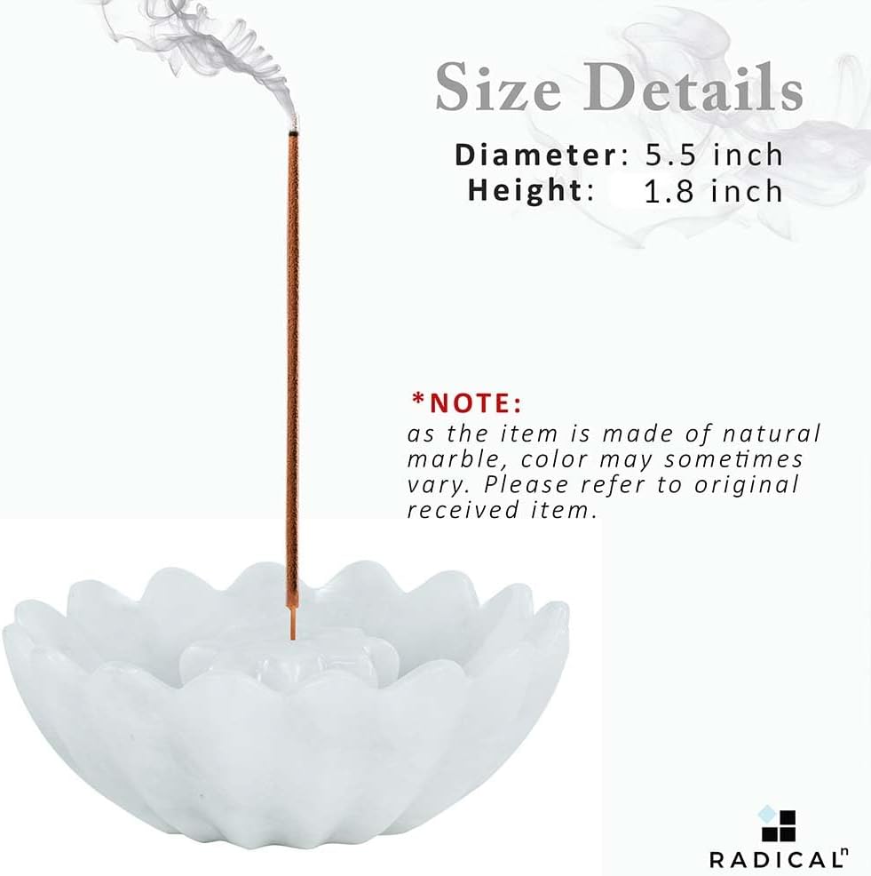 Radicaln Marble Incense Holder Set for Home Decor