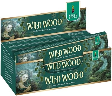 Soul Sticks Natural Incense Sticks Wild Wood 180 Gram Box