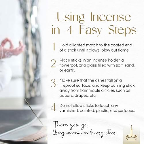 Gonesh Extra Rich Scented Incense Sticks - Patchouli 10 Inch 4 Packs