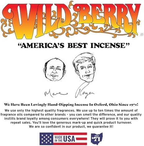 Wild Berry Incense Sticks Sweet Pea 100 Count