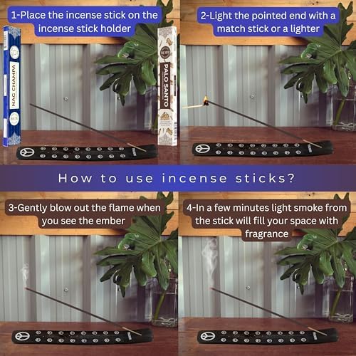 Trumiri Incense Sticks - 35 Pack with 15 Nag Champa and 20 Palo Santo