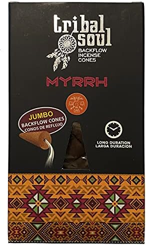 Tribal Soul Back Flow Incense Cones - 60 Cones with 6 Scents Sampler