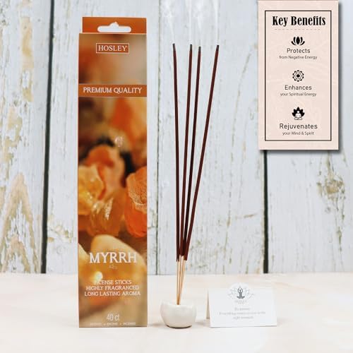 Hosley Myrrh Incense Sticks 240 Count Set