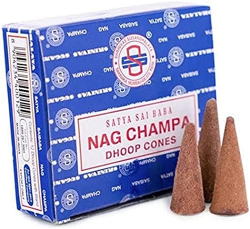 Satya Sai Baba Nag Champa Dhoop Cones 6 Pack