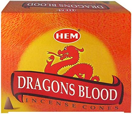 Dragons Blood Incense Cones and Burner Bundle