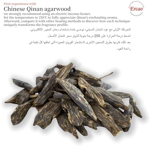 Premium Natural Agarwood Incense Block 20g - Upper Medium Grade