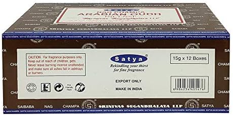 Satya Nag Champa Oudh Incense Sticks Pack of 12