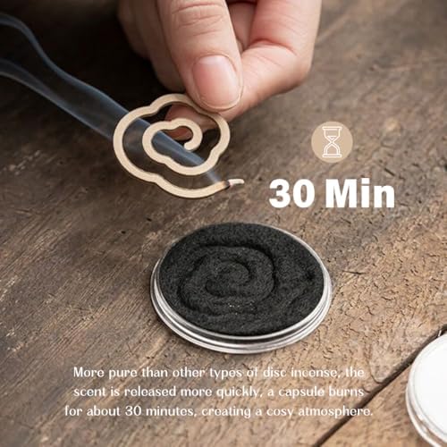 Agarwood Incense Coils Pack of 36 Natural Oud Spiral Fragrance
