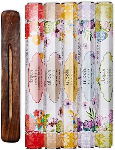 Utopia Scents Premium Incense Sticks Variety Pack 75 Sticks