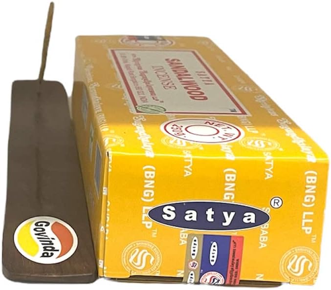 Govinda Sandalwood Incense 250 Grams with Holder