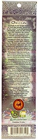 Govinda Sandalwood Sage Lavender Hand-Rolled Incense Sticks