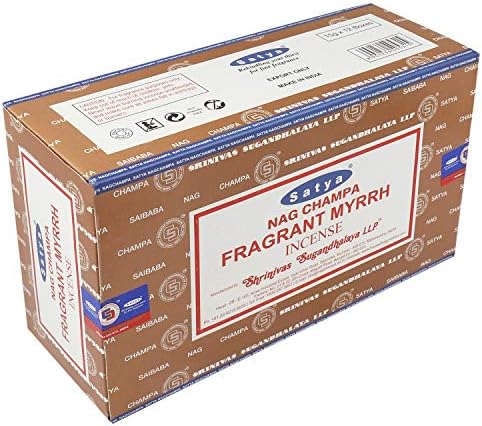 SATYA Nag Champa Fragrant Myrrh Agarbatti