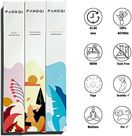 PANGQI India Handmade Incense Sticks Set of 120