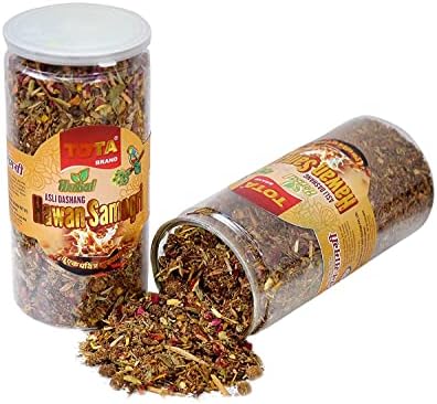 Tota Herbal Havan Samagri 400gm Jar for Pooja