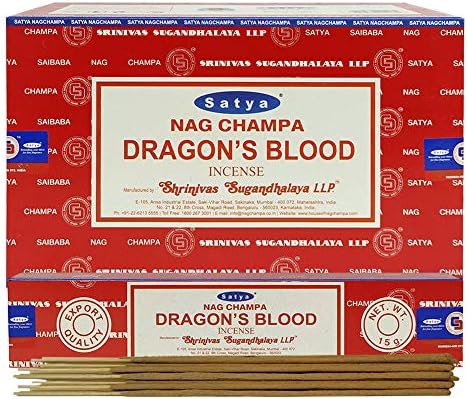 Dragons Blood Incense Sticks and Holder Bundle