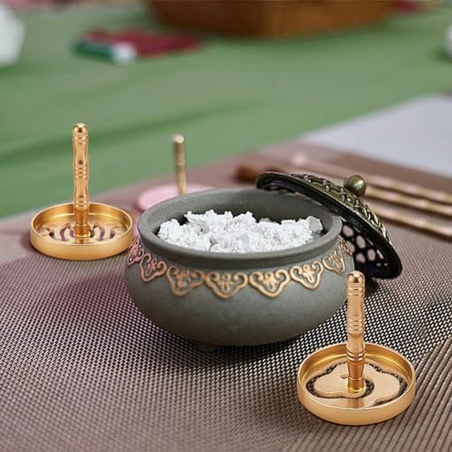 WEBEEDY 3 Pcs Brass Incense Pressing Tools