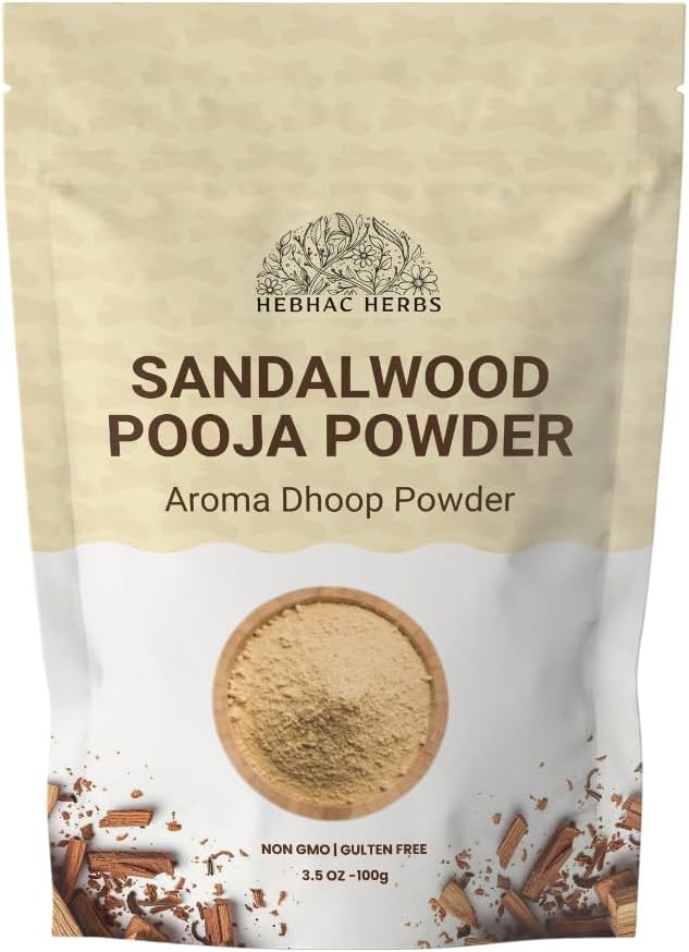 Chandan Sandalwood Incense Powder for Havan and Puja