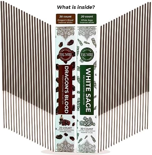 Trumiri Organic Incense Sticks - 40 Pack