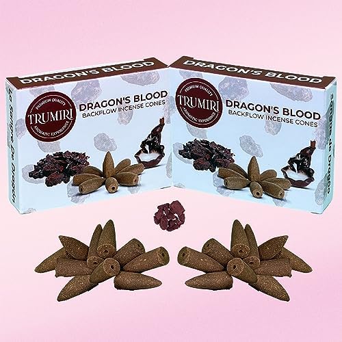 Dragons Blood Backflow Incense Cones Dual Pack