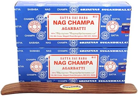 Govinda Nag Champa Argarbatti 500 Grams with Incense Holder