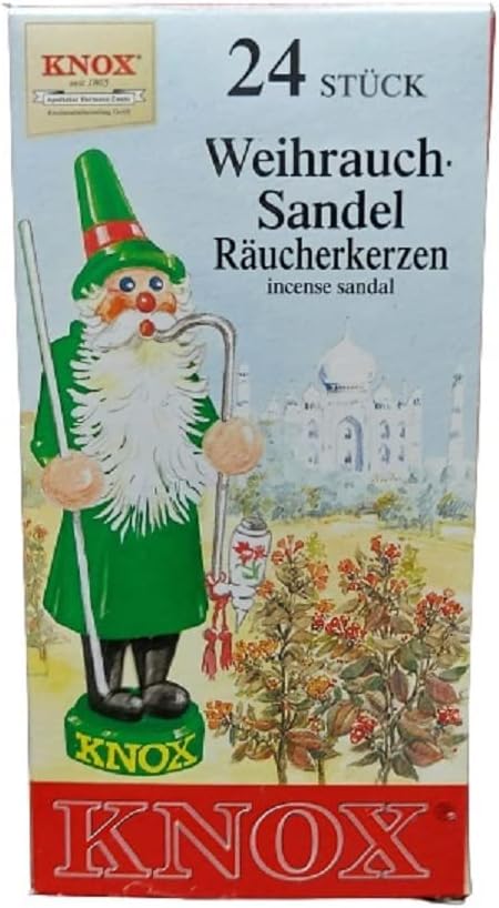 Knox Sandal Scent German Incense Cones for Christmas Smokers