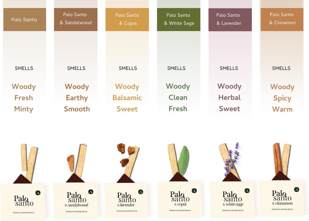Aromafume Palo Santo Incense Bricks Gift Set