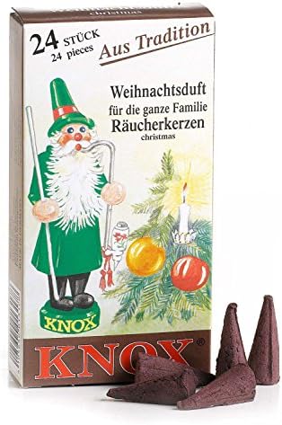 Knox Christmas Scent German Incense Cones for Holiday Smokers