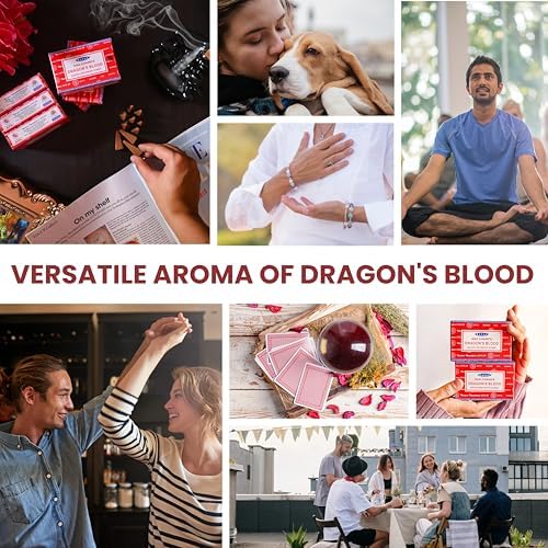 Dragons Blood Incense Cones for Waterfall Fountain - Pack of 6