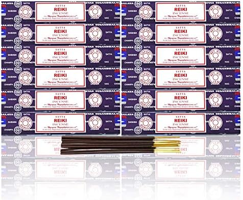 Satya Reiki Incense Sticks 12 Count - Nag Champa
