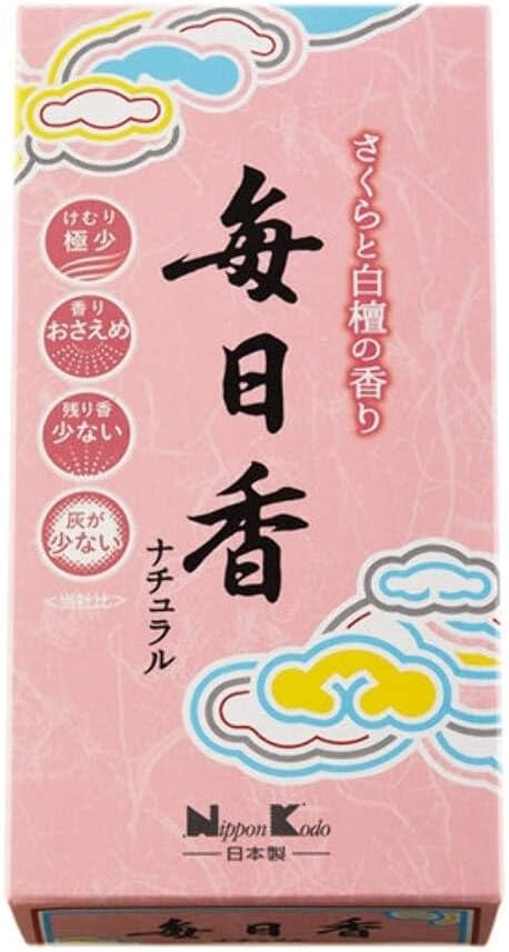 MAINICHI KOH Cherry Blossoms Sandalwood Incense 280 Sticks