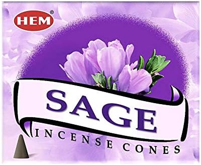 HEM Sage Salvia Incense Cones 12 Pack 120 Total