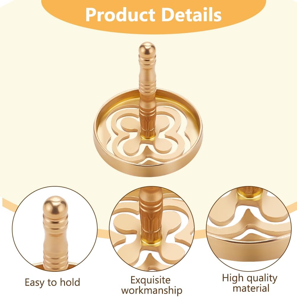 WEBEEDY 3 Pcs Brass Incense Pressing Tools