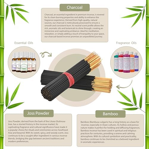 Myrrh Exotic Incense Sticks 7 Inch - 85-100 Sticks Bundle