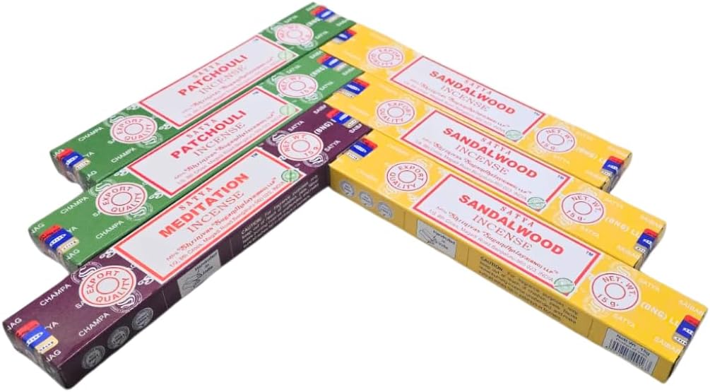 ANKCIENSE Incense Holder with 3 Fragrances 90 Sticks Pack