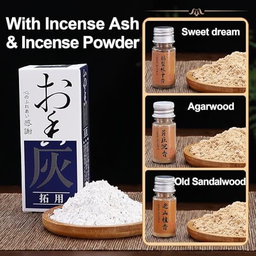 Relchane Brass Powder Incense Burner Kit 10 Pcs