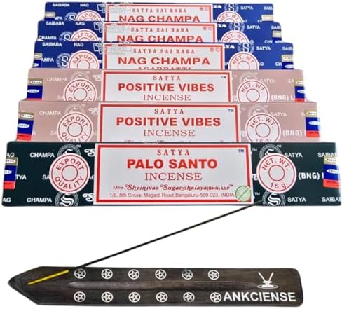 ANKCIENSE Incense Holder with 3 Fragrances Pack of 3