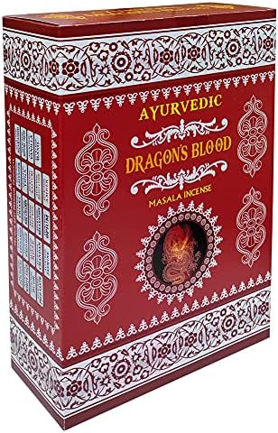 TRUMIRI Dragons Blood Incense Sticks and Holder Bundle