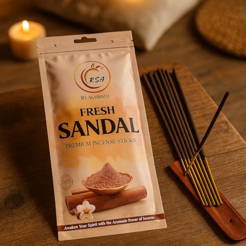 Hashcart Fresh Sandalwood Incense Sticks 65-70 Sticks Pack