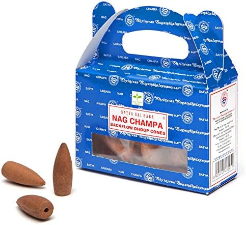 Satya B6 Nag Champa Backflow Dhoop Cones