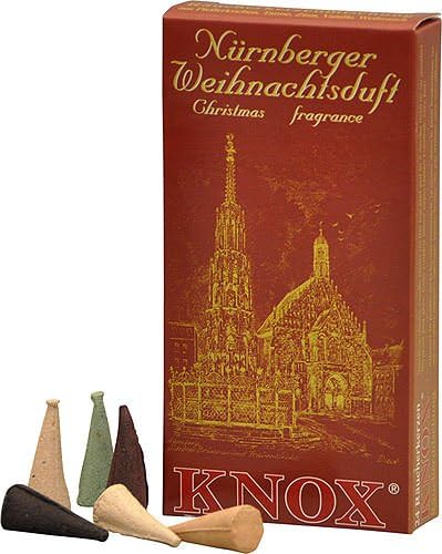 Knox Nuremberg German Incense Cones Christmas Set