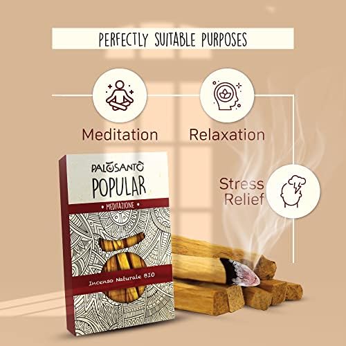 PALOSANTO - Organic Palo Santo Incense Sticks for Meditation and Stress Relief