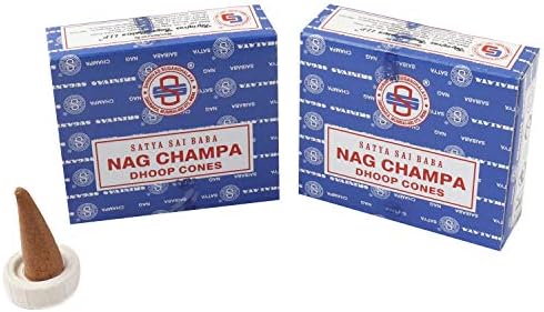 Satya Nag Champa Incense Cones 12 Pack