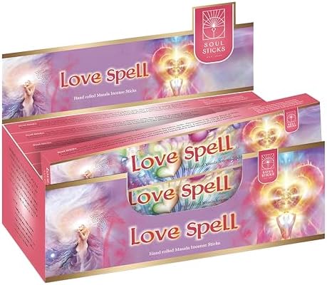 Soul Sticks Natural Incense Sticks 12 Pack Box 180 Gram