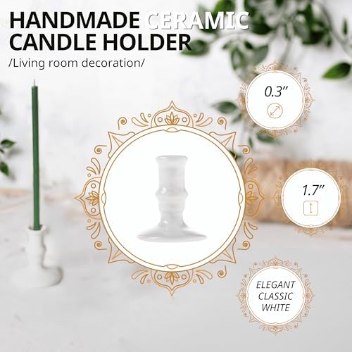 Danilovo Smudging Kit with 5 Palo Santo Sticks 1 White Sage Stick 50 Chakra Beeswax Candles and Ceramic Holder