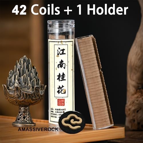 Osmanthus Incense Coils 42PCS Natural Fragrance